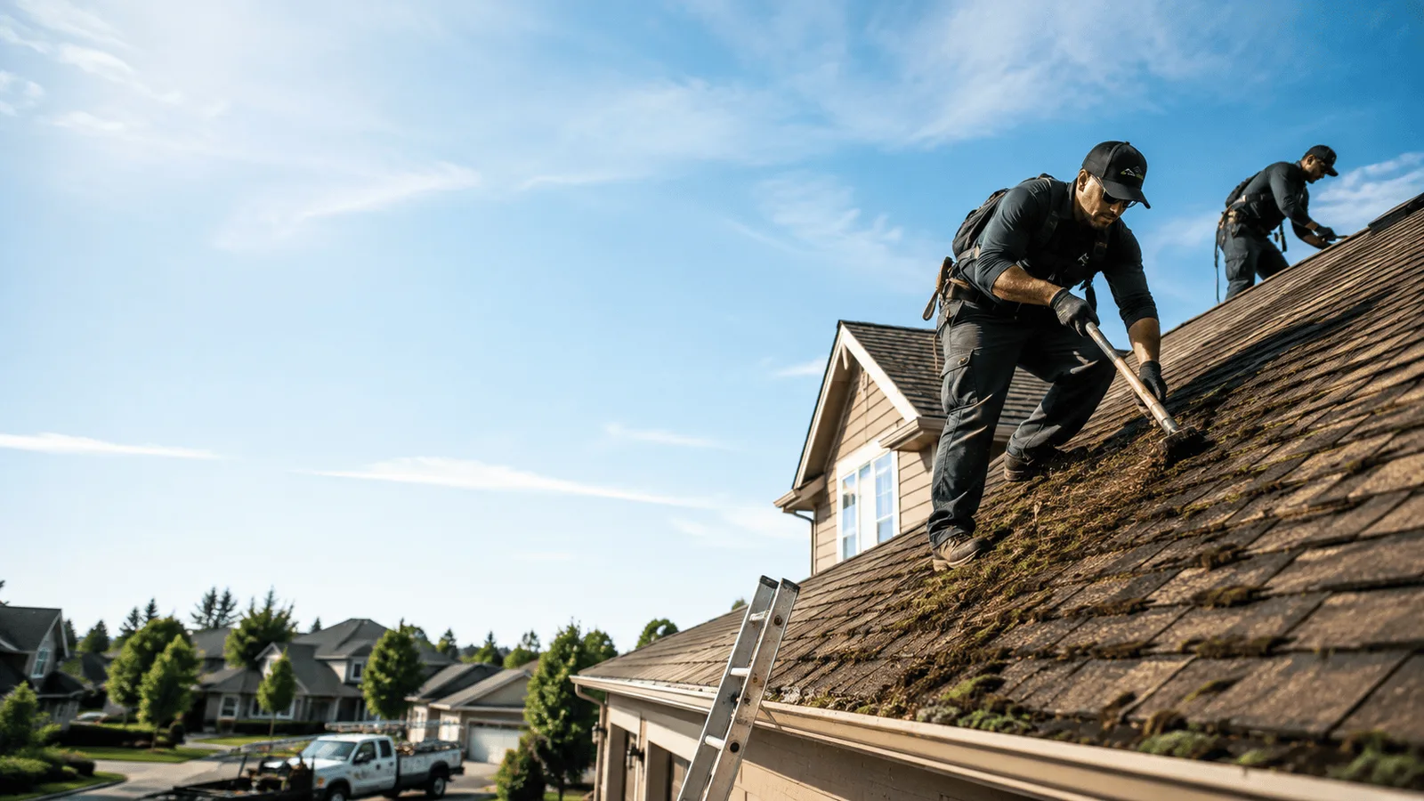 Roof Moss Removal in Clayton, OK near me